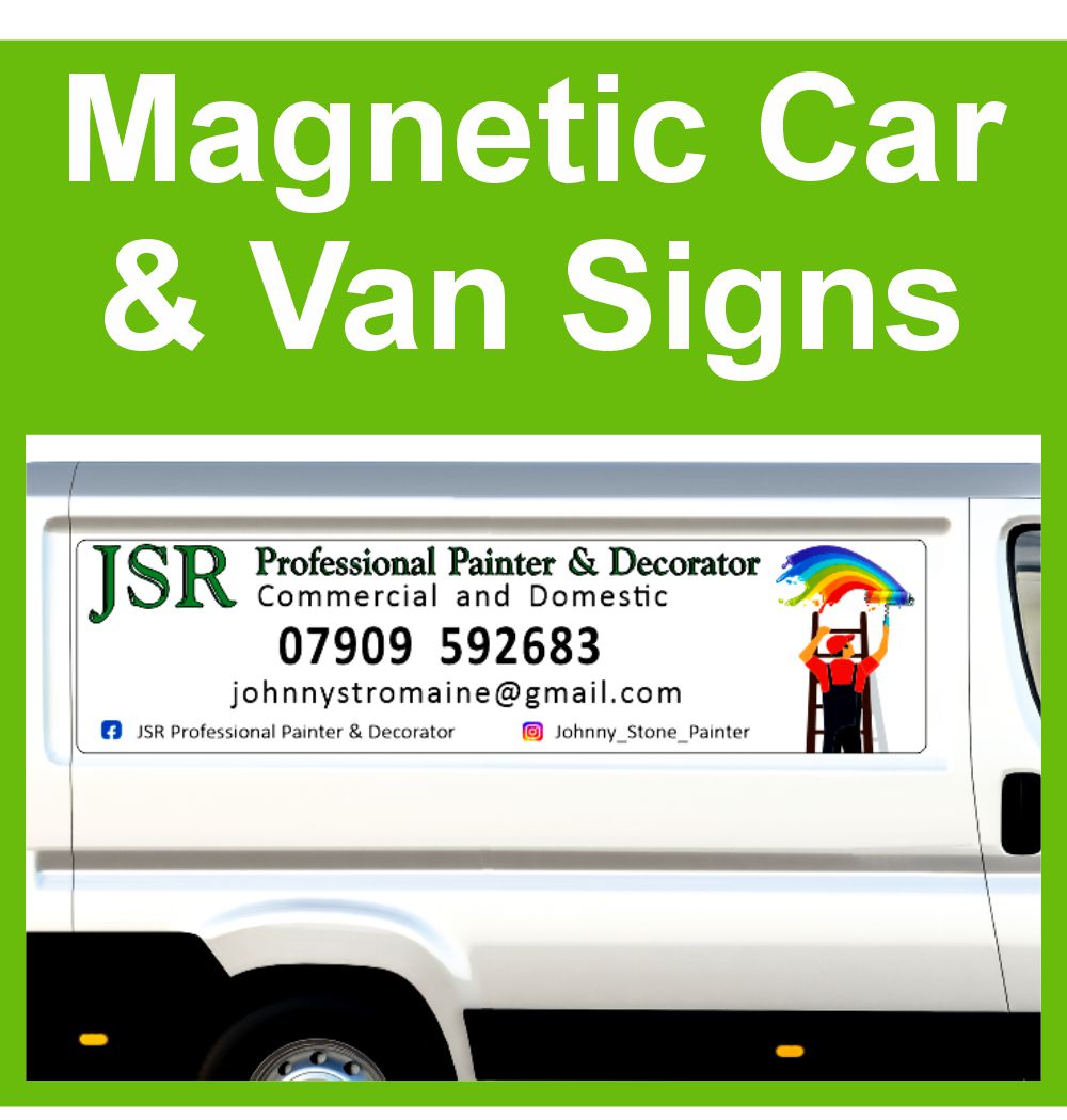 Magnetic Car & Van Signs
